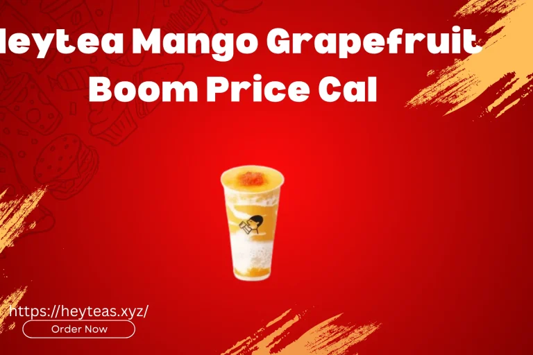 Heytea Mango Grapefruit Boom