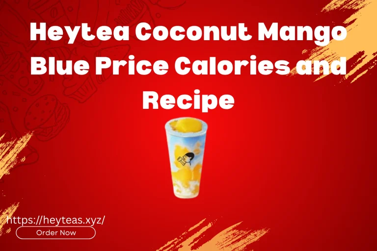 Heytea Coconut Mango Blue