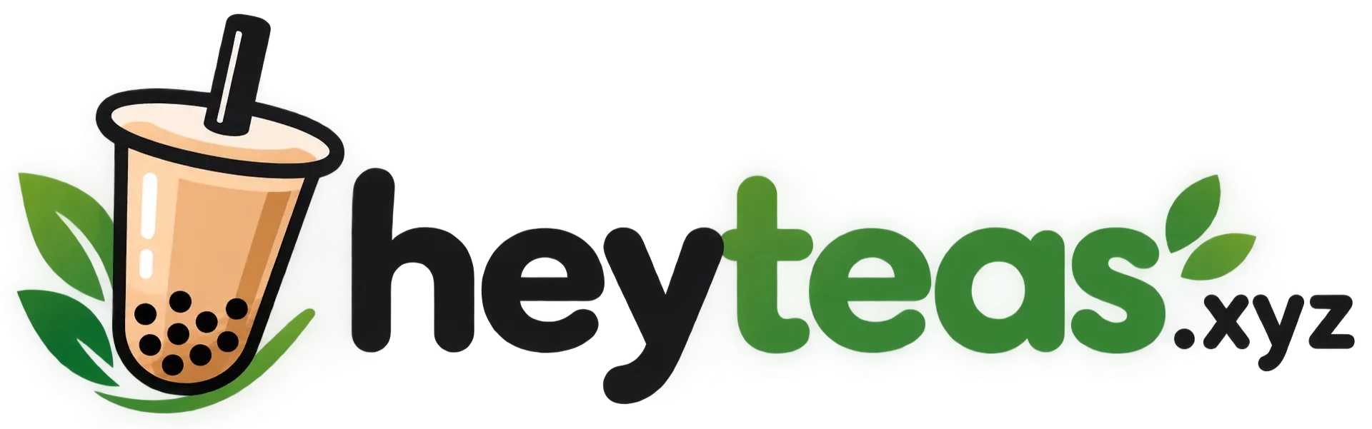 Heyteas.xyz Bubble Tea Logo